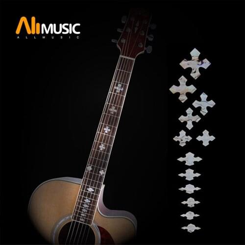 All Gross Shape Guitar Fretboard Inlay Stickers Imitation Abalone for Gutiar Fret Neck Decals / Markers