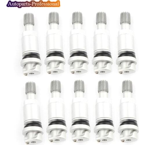 YPLHQZ 10 pcs/lot For Peugeot 407 407SW New High Quality TPMS System Tyre Pressure Sensor Valve Repair Kit car accessories