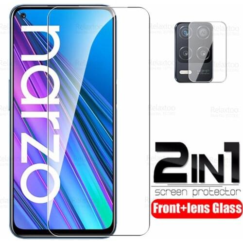 Tempered Glass For Oppo Realme Narzo 30 5G Camera Glass Screen Protector Realmi Realmy Narzo30 Cover Phone Protective Lens Film