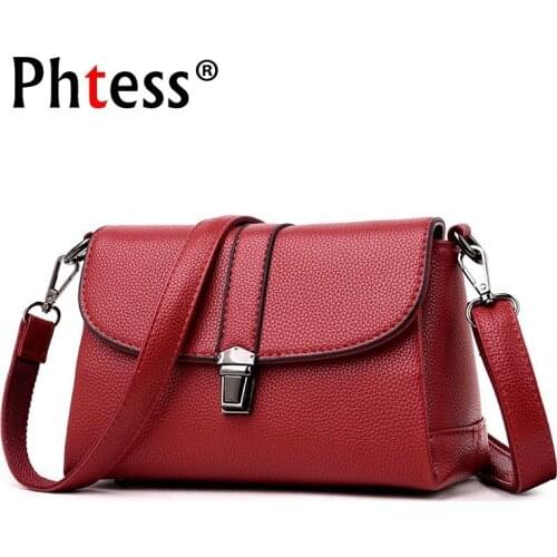2019 Luxury Flap Crossbody Bags For Women Messenger Bags Female Leather Shoulder Bag Vintage Clutch Bags High Quality Sac A Main