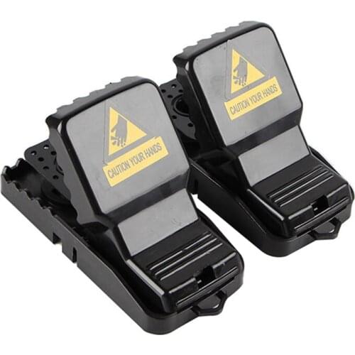 2Pcs Reusable Rat Catching Mice Mouse Traps Mousetrap Bait Snap Spring Rodent Catcher Pest Control Traps Garden Supplies
