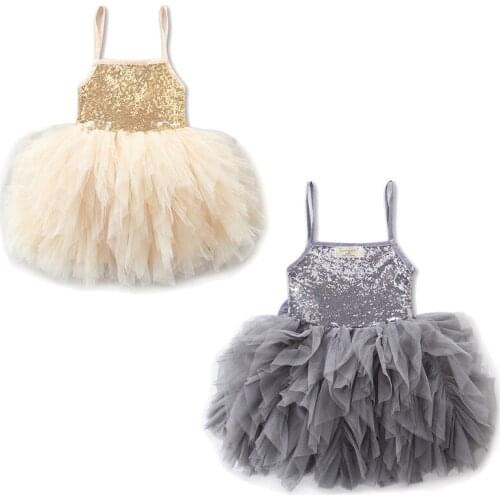 2018 Original Girls Flare Halter Dress Puffy Strapped Princess Summer Dresses Best for Holiday School Wholesale 18PHW0025