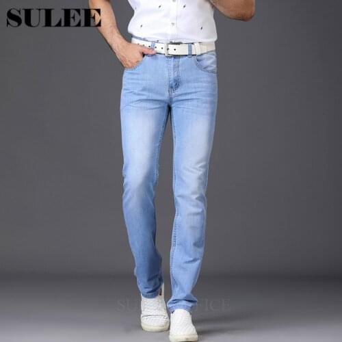2019 Mens Jeans Utr Light Thin Fashion Brand Jeans Large Sales Of Spring Summer Jeans Fashion Slim Jeans Mens Trousers