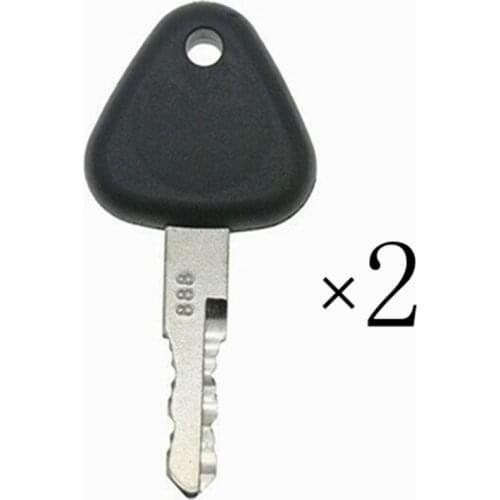 2X For SDLG Heavy Equipment Ignition Key Backhoe Excavator Loader 888