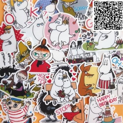 40 Pcs/Bag Cartoon characters paper sticker package DIY diary decoration sticker album book kids toys scrapbooking stickers