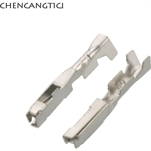 50 Pcs 1.2MM Car Splice Wiring Terminal H62 Brass Tinned Automotive Crimp Cable Connector Pins DJ621-F1.2A G18