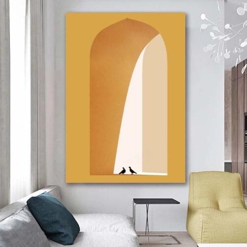 European Style Abstract Architecture Canvas Painting Roman Column Arch Posters and Print Wall Picture for Living Room Home Decor
