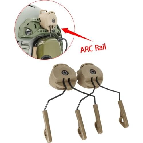 ARC Rail Adapter for Howard Leight Impact Sports Electronic Shooting Earmuffs Tactical Headset Noise Reduction Tactical Earmuffs