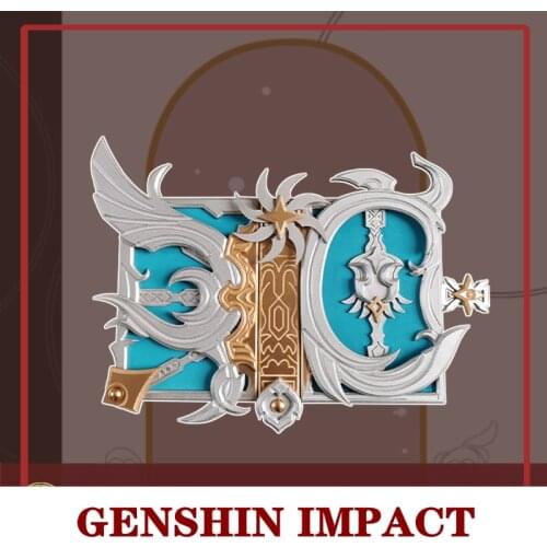 Anime Cosplay Accessories Game Genshin Impact Klee Ningguang Five-Star Weapon PVC Magic Book Halloween Props Adult Toy Xmas Gift