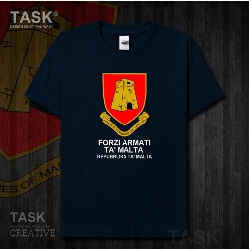 Army Republic of Malta Maltese MLT Military Tactical country Short sleeve new Tops t shirt cotton Fashion sweatshirt sports 01