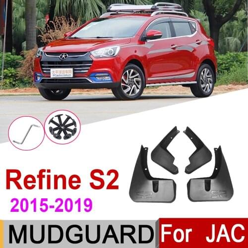 Car Mudflap For JAC S2 Refine T4 T40 2019~2015 Fender Front Rear Mud Guard Flap Splash Flaps Mudguard Accessories 2018 2017 2016