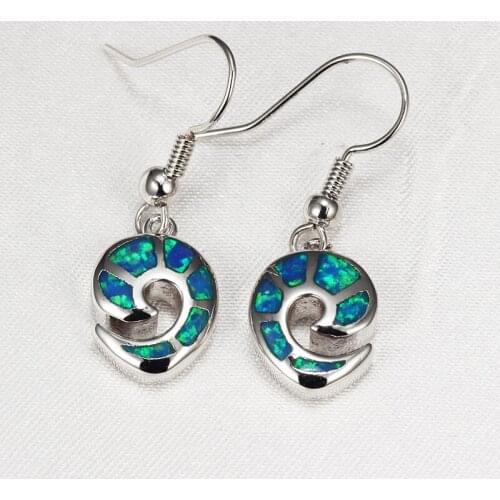 White Opal Earrings Hot Sale New Fashion Jewelry Earrings for Women Party Accessories Gift ER373