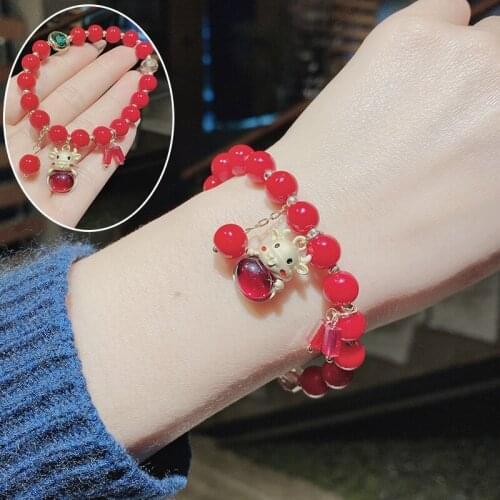 Natural Stone Bead Tiger Eye Bracelet Buddha Statue Good Luck Red Crystal DIY Wholesale Amethyst Crushed Stone Bracelet Jewelry