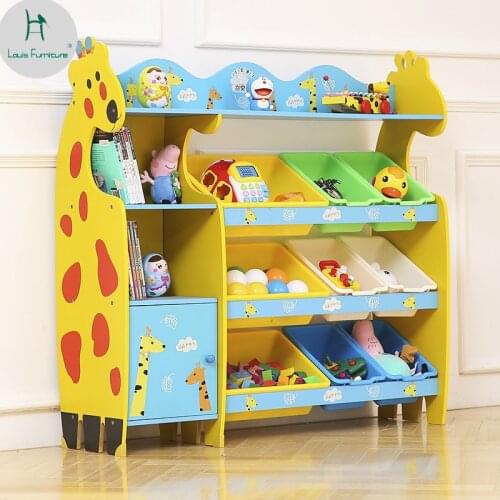 Louis Fashion Childrens Toys Baby Storage Cabinet Shelves Nursery Books Picture