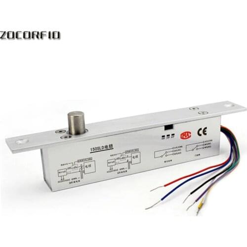 D12V DC Fail Safe NO Narrow-type Door Electric Strike Lock For Access Control Power Locks Security Safely