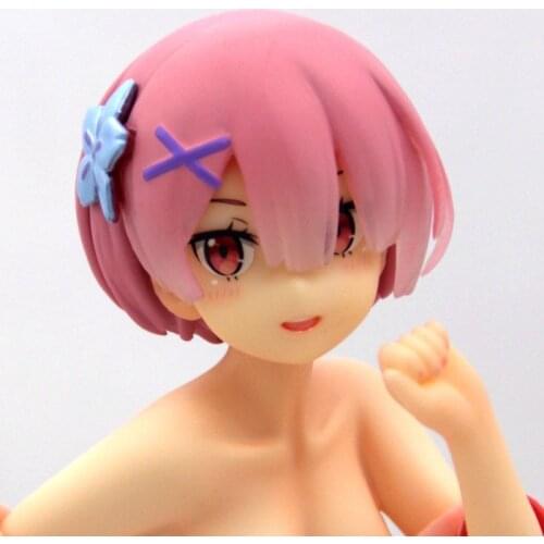 23CM Original Figure Transform Re:Zero Ram Wafuu Maid Ver. Naked Resin GK Model Collection Anime Sexy Action Figure