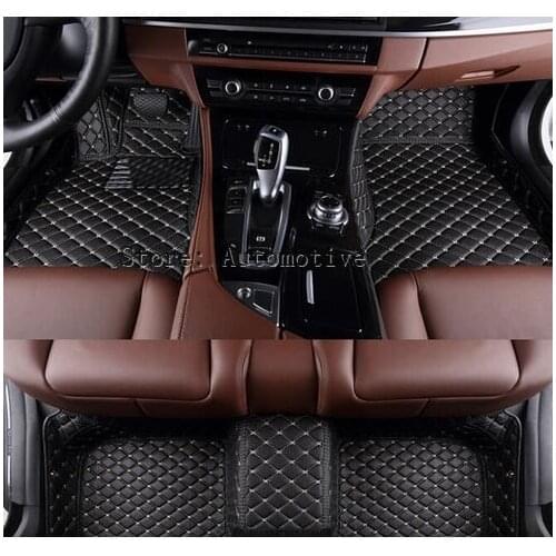 Good quality! Custom special floor mats for Maserati Ghibli 2015 waterproof non-slip carpets for Ghibli 2014,Free shipping