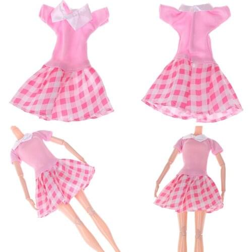 Fashion 1PC Dolls Clothes Handmade Party Dress For Doll Best Girls Gift Kids Toy New Arrival