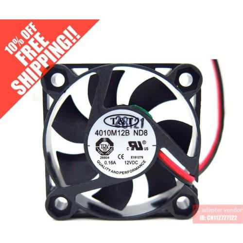 NEW 4010 12V 0.16A 4CM 4010M12B T&T cooling fan