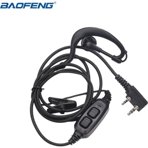 BAOFENG Accessories Original Dual PTT Baofeng Headset Earpiece With Mic For Baofeng UV-82 UV 82 UV82L UV-89 Walkie Talkie