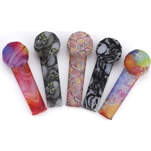Luminous Tobacco Pip Cigar Pipes Smoking Pipe Heat Resistant Smoking Cigarette Pipe Tobacco Smoke Pipe Smoking Accessories