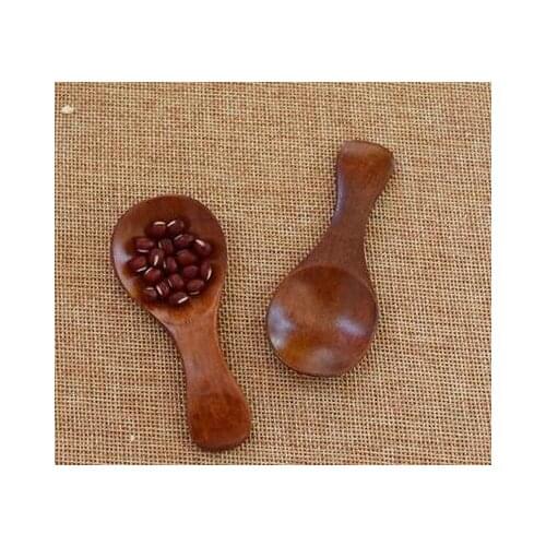 High quality The Wooden Tea Spoon creative Tableware Milk Spoon Wooden Baby Dinnerware Coffee Size 8*3.5cm