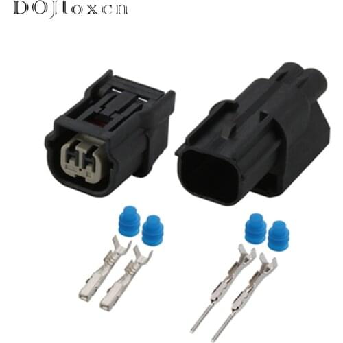2 Sets 2 Pin Way HV 040 Male Female Auto Connector ABS Sensor Plug Press Switch Ignition Coil For Hondas 6189-7036 6189-6905