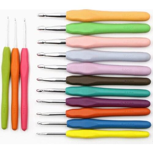 Fashion 1PC Hooks Needles Knit Craft Yarn Aluminium Sewing Needles Knitting Needle Weave Crochet Hooks Sewing Tools 2mm-8mm