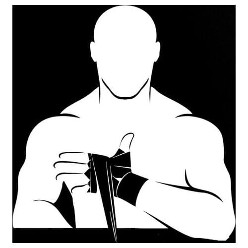 13.6CM*14.5CM Fashion Boxing Martial Arts Sports Black/Silver Car Stickers