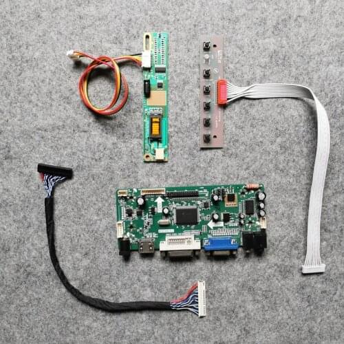 1440*900 1CCFL 30-Pin LVDS MNT68676 DIY kit For B154PW01/B154PW02/B141PW01/B141PW02/B141PW03 screen VGA DVI LCD drive board