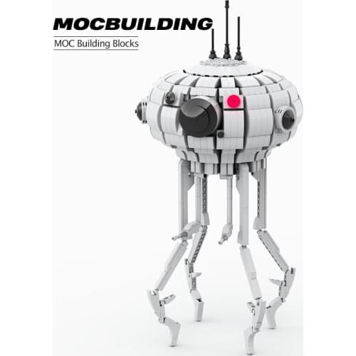 1690PCS Sapce Wars Anti-Gravity Floating Imperial Separatist Scout Robot Probe Droid Model Building Blocks Collector Toys