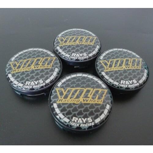 4pcs 60mm Volk Racing Rays Wheel Center Cap Hub Car Styling Rims Hubs Cover Emblem 56mm Badge Stickers