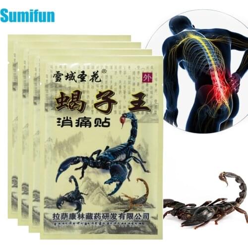 8pcs Scorpion Venom Medical Plaster Arthritis Shoulder Knee Joint Pain Relieving Patch Rheumatoid Treatment Sticker Health Care