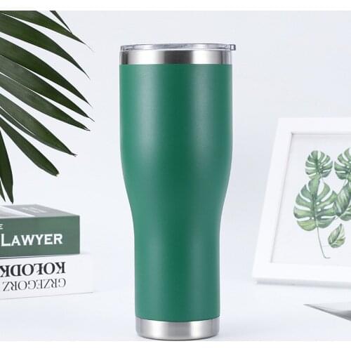 40oz Large Capacity car mounted American Car Cup 304 Stainless Steel Double-layer Heat Preservation Cup Double-layer Coffee Cup