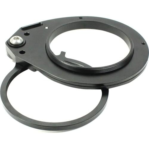 BGNing M67 Thread 67mm Red Swing Macro Lens Flip Adapter Mount Clamp Diving Filter for DSLR Underwater Waterproof Housings Case