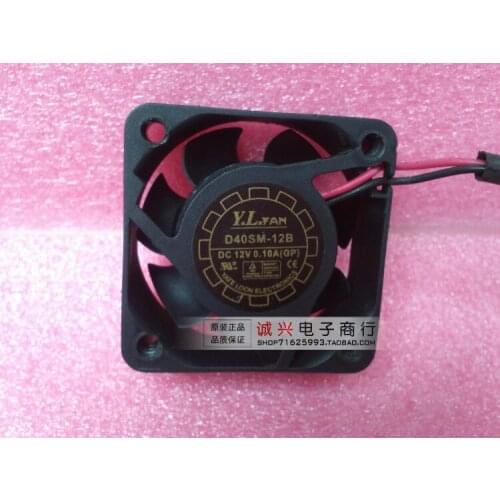 For y.l.fan d40sm-12b 4015 12v 0.10a 4 cooling fan