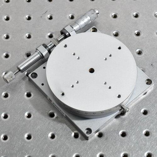 KOHZU RM10-01 ultra-precision fine-tuning rotating 360 degree slide aluminum alloy LR100