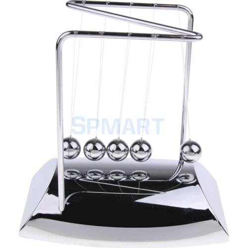 Newtons Cradle Newtons Pendulum Balance Balls Pendulum Physics Science Toy Teaching Aids Office Desk Decoration Mirror Base