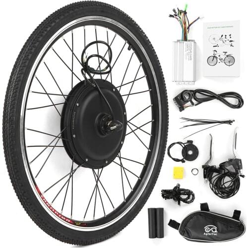 27.5 x 1.75 Electric Bike Conversion Kit Bike Rear Wheel Hub Motor Kit 48V 1000W Powerful E-Bike Motor Kit Brushless Controller