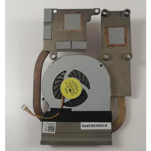 Laptop Heatsink Cooling Fan New Original For Dell Vostro 3560 Inspiron 7520 Cooler AT0OC002FF0 6HNV7 NJKRJ DFS501105FQ0T FB93