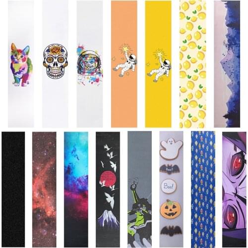2021 E Win High Quality 10*45 inch Longboard Sandpaper Grip Tape 26*120 cm Black PVC Skateboard Non-slip Skateboard Accessories