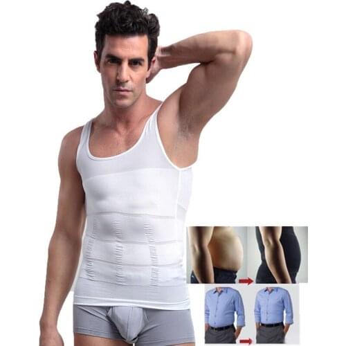 Mens Body Shaper As Seen On TV TV Brands Slimming Body Shaper Underwear Men Shaper Slim'N Lift Slimming Shirt For Men