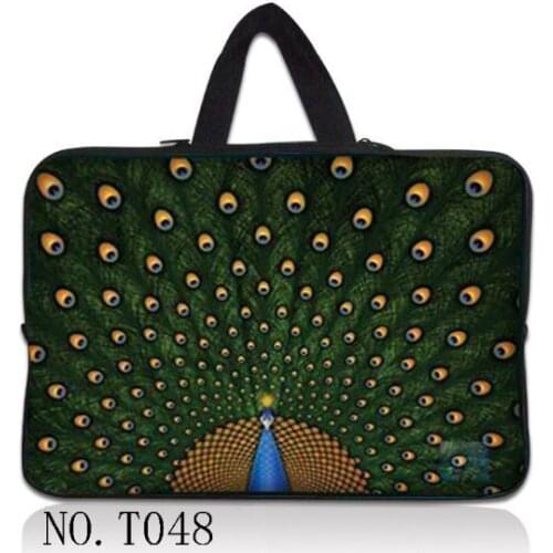 Peacock Laptop Handbag Sleeve Case Protective Bag Notebook Carrying Case For 13 14 15.6 17 15 Macbook Air ASUS Acer Lenovo Dell