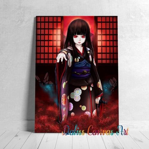 Anime HELL GIRL Poster zero two Pictures Home Decoration Manga Paintings Canvas HD Prints Wall Art Modular Living Room Framed