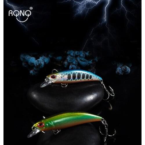 RQNQ 1Pcs Submerged Minoruya Bait 6.5CM/3.9G Full Swimming Layer Fake Bait Bait Mandarin Fish Alice-mouth Bass