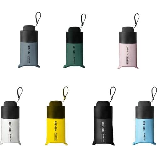 Portable Umbrella UV Protection Folding Mini Pocket Womens Umbrella for Balagua Sun Rainproof Windproof Lightweight