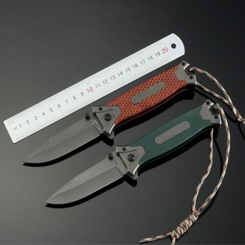 Hot sale 364 Folding Bearing Steel Blade G10 Handle Tactical Knife Camping tool knife gift
