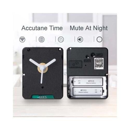 Stylish Smart WIFI Automatic Time Synchronization Network Clock Mute Wall Clock Modern Minimalist Living Room Quartz Home Clock