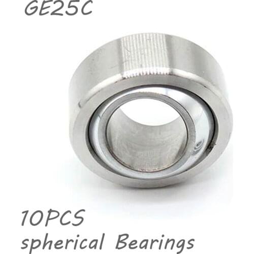 10pcs GE25C Spherical Bushing Plain Bearing