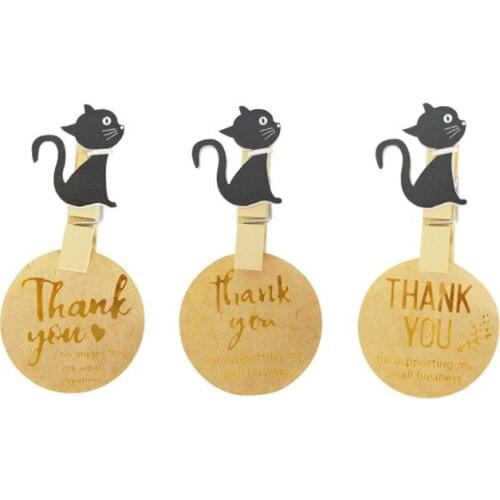 100 Pcs/lot kraft Cake Baking Bronzing Scrapbook Sticker Wedding Birthday Party THANK YOU Sealing Adhesive Sticker